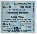 Tottenham V Aston Villa R6-ticket