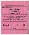 Southampton V W.b.a R5-replay-ticket