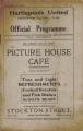 1921/22 Hartlepools United v Halifax Town. Division 3 North first season fixture.