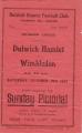 Dulwich Hamlet - Wimbledon FC 1932/33 29/10/1932 Isthmian League