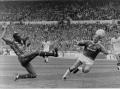 Palace sub Ian Wright volleys in what should have been the Palace winner in the 1990 final, past a helpless Jim Leighton, before a late Utd equaliser robbed us of our place in history.