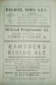 1934/35 Halifax Town v Crewe Alex