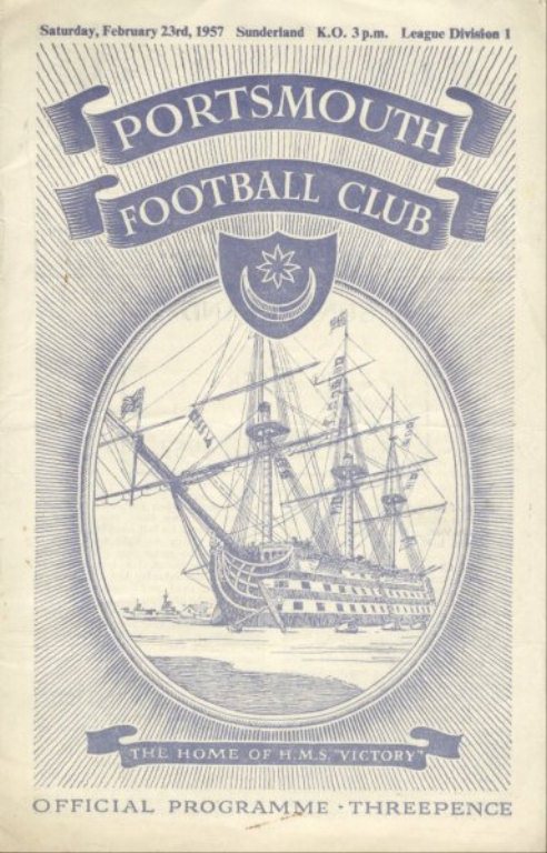 Sunderland (home)  23/2/1957