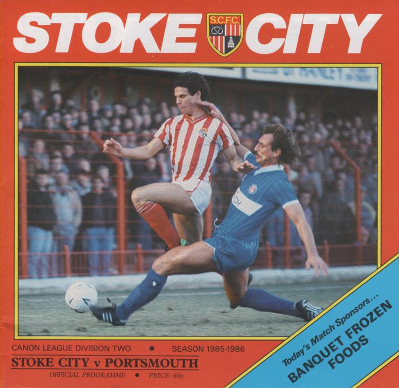 Stoke Orignal Programme 22/3/1986