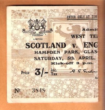 SCOTLAND v ENGLAND