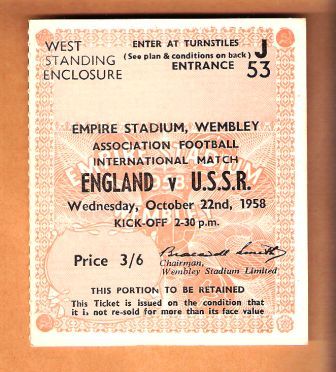 ENGLAND v USSR