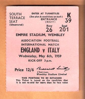 ENGLAND v ITALY