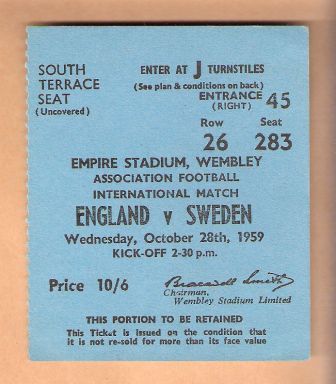 ENGLAND v SWEDEN