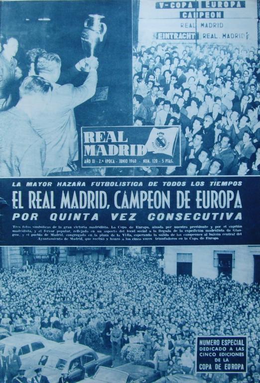 1960 European Cup Final Real Madrid V Eintracht Frankfurt