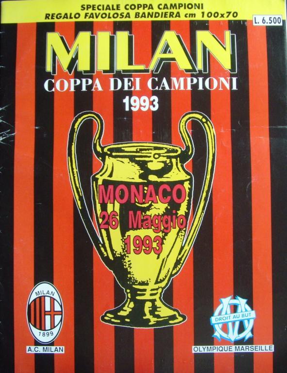 1993 European Cup Final Ac Milan V Marseille