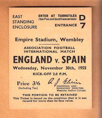 ENGLAND v SPAIN