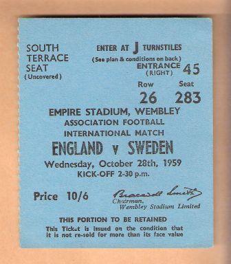 ENGLAND v SWEDEN