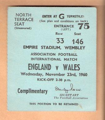 ENGLAND v WALES