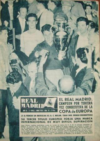 1958 European Cup Final Real Madrid V Ac Milan