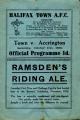 1933/34 Halifax Town v Accrington Stanley