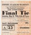 1966 Fa Cup Final Ticket