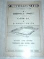 Sheffield United v Clyde April 1954