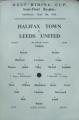 1959 WRSC Semi Final Replay Halifax Town v Leeds United