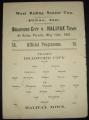 1920/21 Bradford City v Halifax Town WRSC Final. This was the last match played by Halifax Town as a non-league club. The 1921/22 season saw the start of the newly formed Division 3 North.