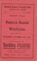 Dulwich Hamlet - Wimbledon FC 1932/33
29/10/1932
Isthmian League