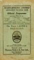 1935/36 Hartlepools v Halifax Town FA Cup 2nd Round REPLAY. Emergency 4-page issue