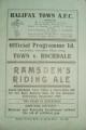 1934/35 Halifax Town v Rochdale